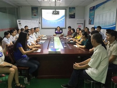 我会创会会长王维星一行走访会员企业深圳市鑫东邦科技